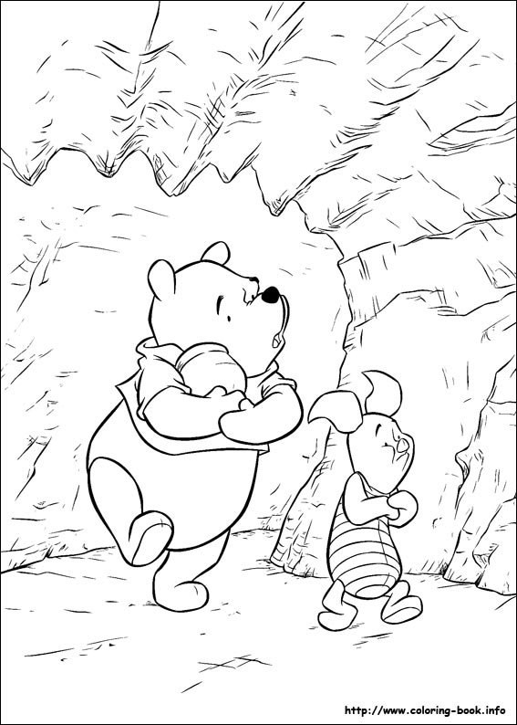 Winnie the Pooh coloring picture